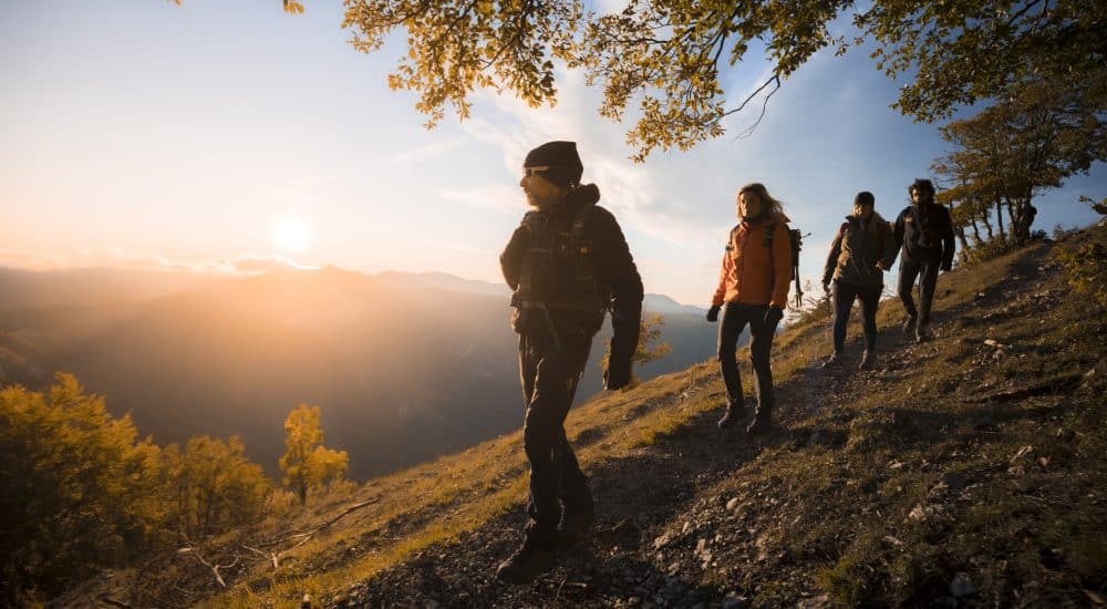Walking in nature